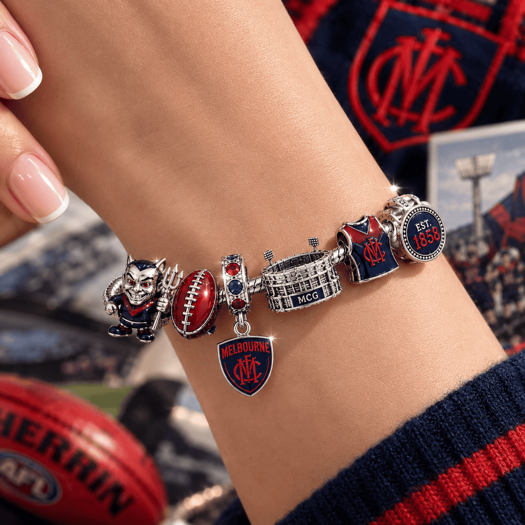 MBD Silver Charm Bracelet Set PNPA