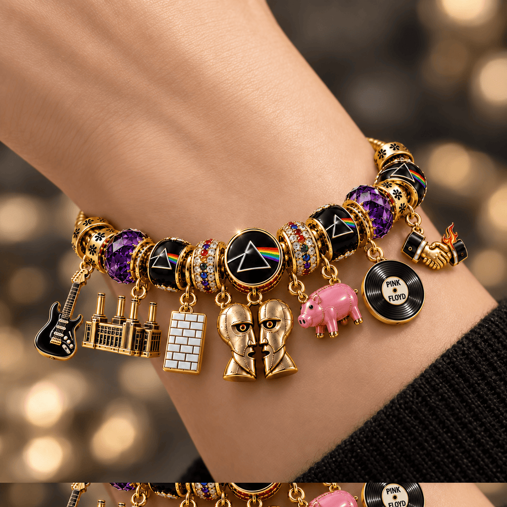 PFD Gold Charm Bracelet Set NHVH