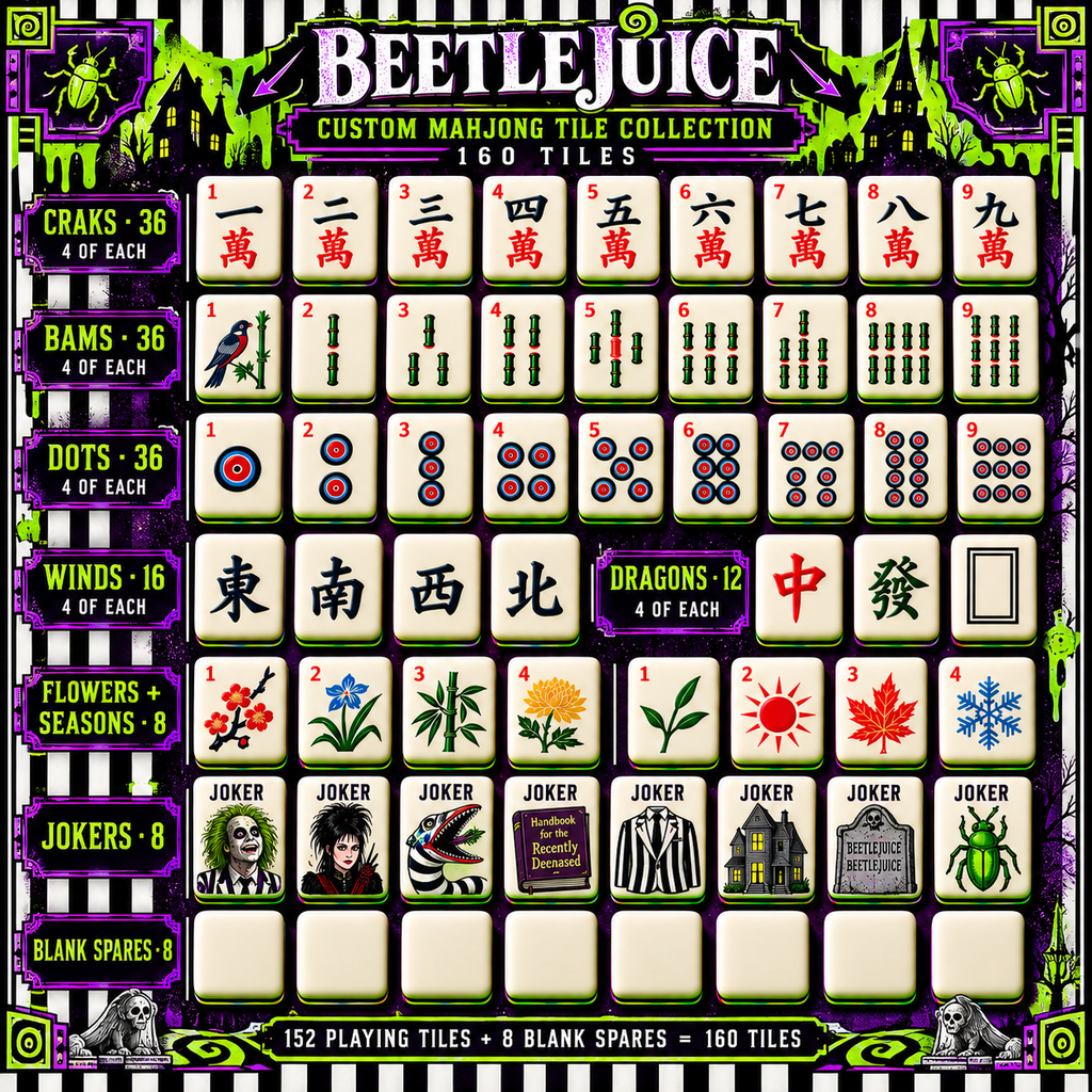 BTJ Premium Mahjong Set – Game Night Edition PNPA