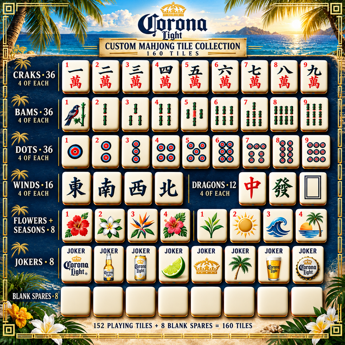 CNL Premium Mahjong Set – Game Night Edition PNPA