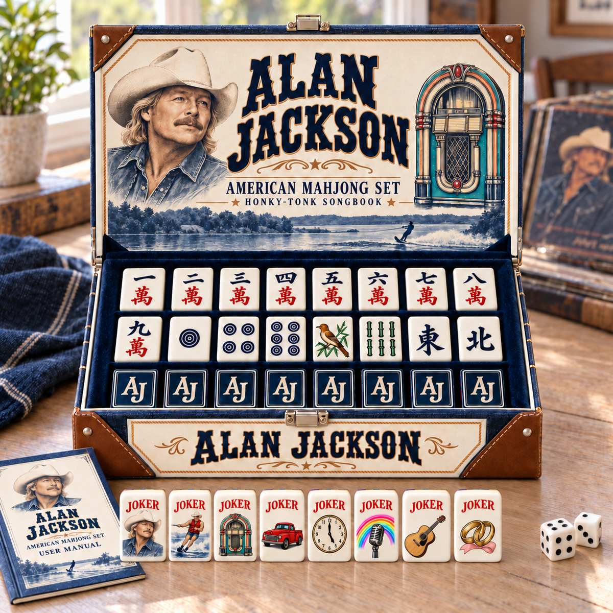 Premium ALJ Mahjong Tiles Set TTMH
