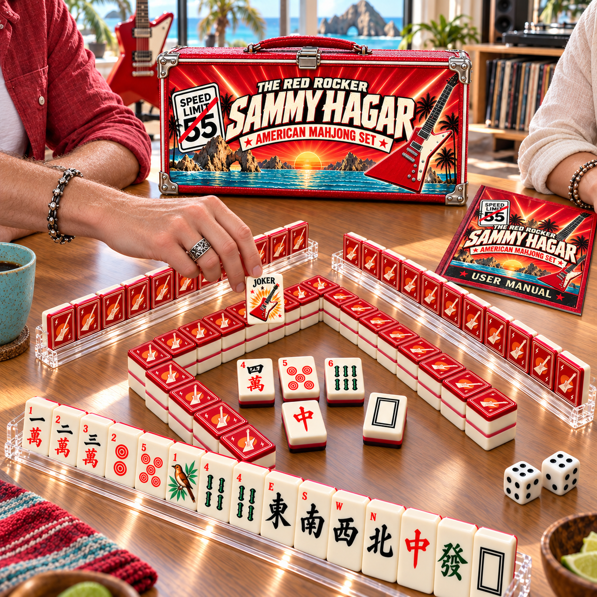 Premium SMYH Mahjong Tiles Set PVNA