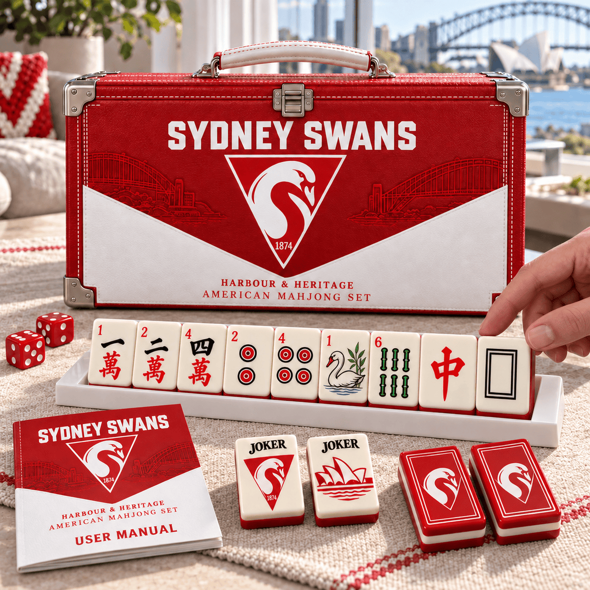 Premium SNSW Mahjong Tiles Set PVNA