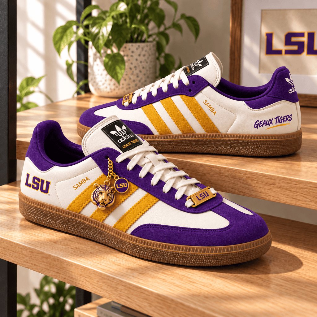 LSU Premium Custom Low-Top Sneakers PNPA