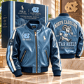 UNC PREMIUM LEATHER BOMBER JACKET NTNA