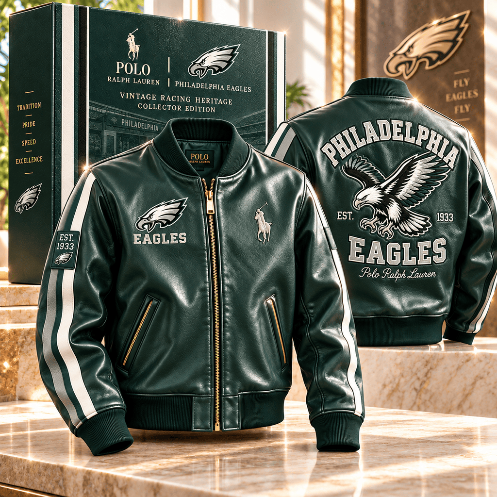 PLDE PREMIUM LEATHER BOMBER JACKET NTNA