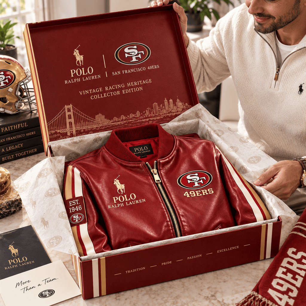SF49 PREMIUM LEATHER BOMBER JACKET NTNA