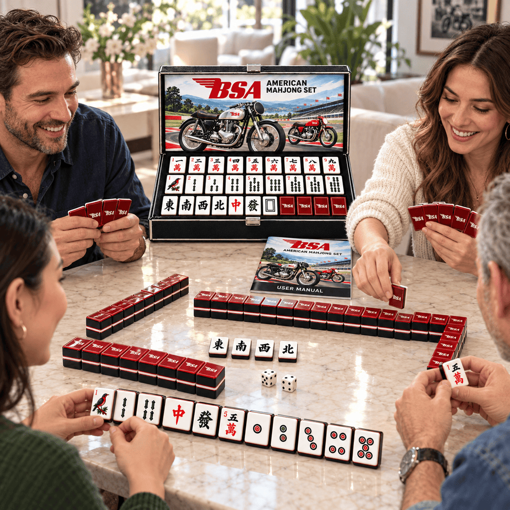 Premium BSA Mahjong Tiles Set TTMH