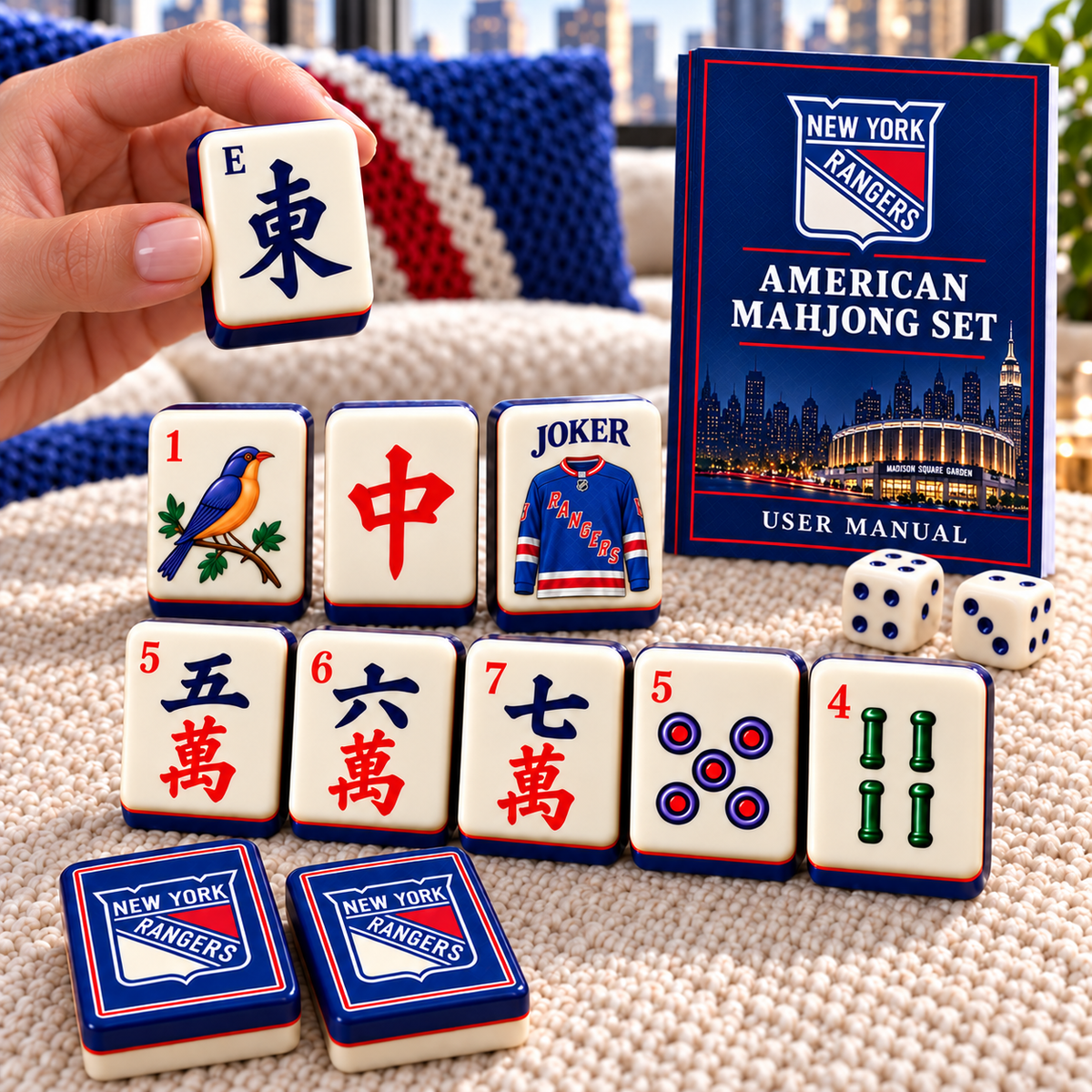 Premium NYR Mahjong Tiles Set TTMH