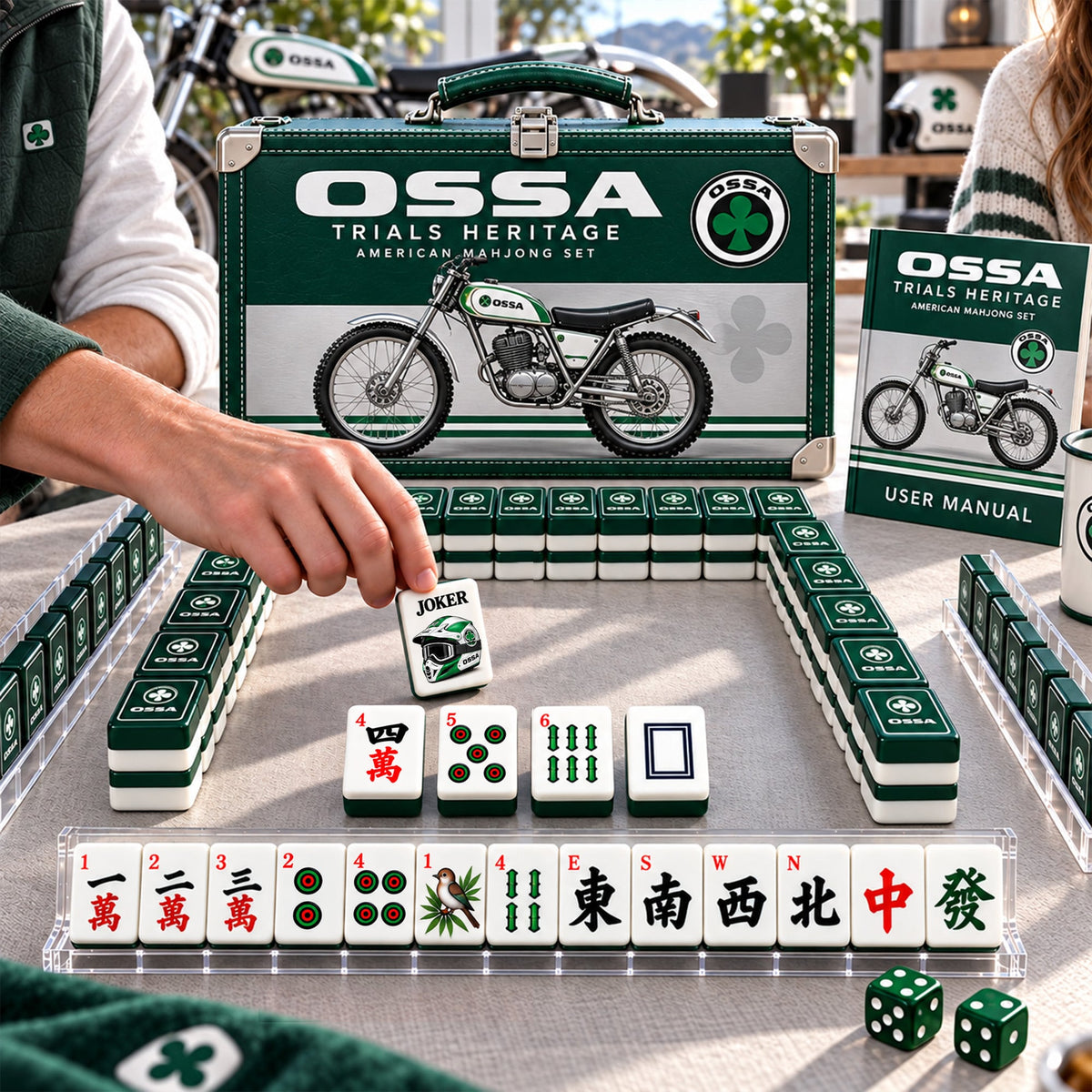 Premium OSS Mahjong Tiles Set PVNA